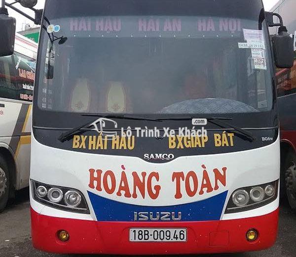 Xe khách Hoàng Toàn tuyến Hải An - Hải Hậu - Giáp Bát