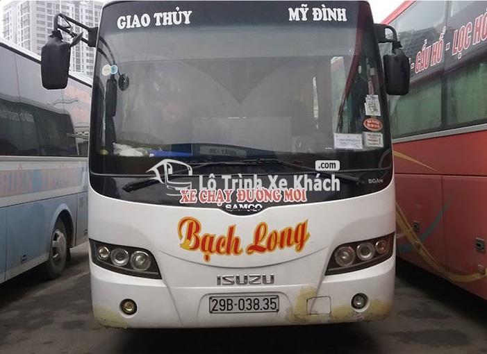 Xe khách Bạch Long tuyến Giao Yến - Giao Thủy - Hà Nội