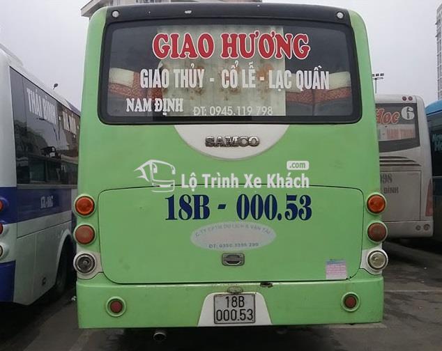 Xe khách Giao Hương Giao Thủy - B.xe Mỹ Đình - Hà Nội